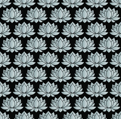 black and white seamless pattern