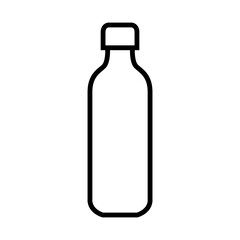 bottle flat icon vector illustration