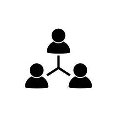 people flat icon vector illustration