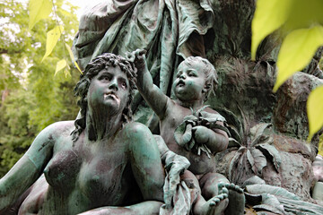 Nymphenbrunnen - Detail