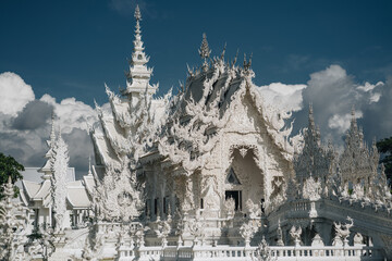 Wat Rong Khun, known as the White Temple