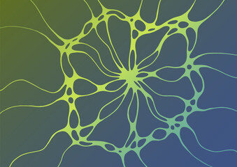 Modern artwork with abstract marble grid.