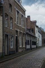 Fototapeta na wymiar street in the old European town