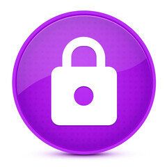 https aesthetic glossy purple round button abstract