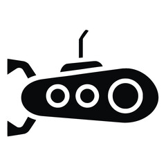 illustration of a black and white icon