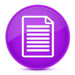 Free quote page aesthetic glossy purple round button abstract