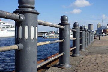 横浜みなとみらい　港の船