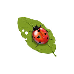 ladybug on a leaf