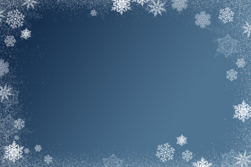 Christmas blue gradient background. Illustration stock background.