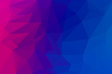 Obraz premium Abstract geometric triangular low poly style illustration graphic background.