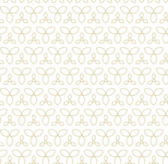 Geometric seamless pattern. Floral ornament on a white background. Modern vector illustrations for wallpapers, flyers, covers, banners, minimalistic ornaments, backgrounds.	
