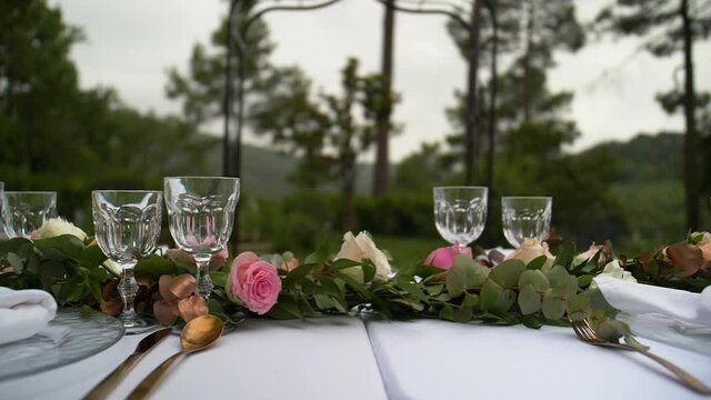 Table de r&eacute;ception mariage