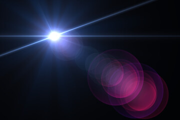 lens flare,Abstract Natural Sun flare on the black background, flare light transition, effects sunlight