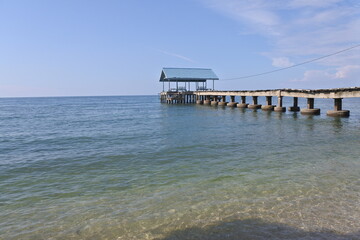 Obraz premium pier on the beach