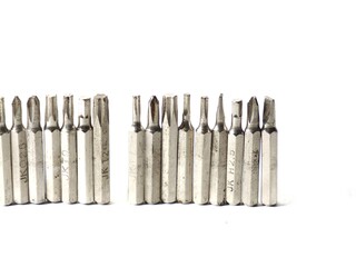 Screwdriver Bit on a white background
