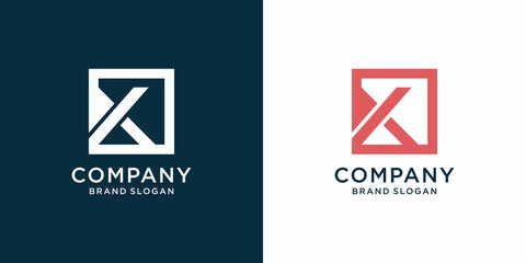 Letter K logo with creative unique concept Premium Vector part 1