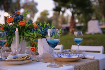 wedding table setting
