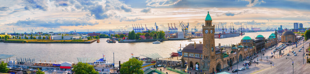 Hamburg, Germany - city center with all the sight