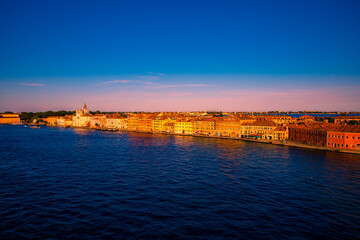 Fototapeta premium Venezia al tramonto