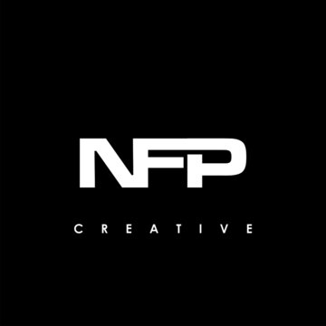 NFP Letter Initial Logo Design Template Vector Illustration