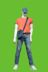 Full length male mannequin.