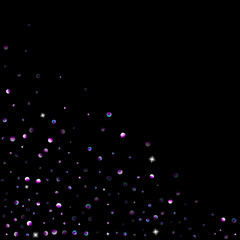 Purple glitter star confetti little spark violet