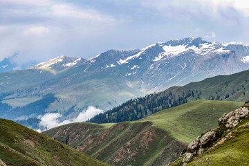 Fototapeta na wymiar Batcondi Kumrat Valley Beautiful Landscape Mountains View