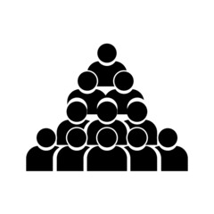 group icon, teamwork icon, vector symbol illustration