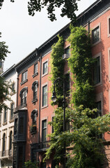 Walking in West Village, New York City
