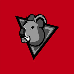 koala mascot logo