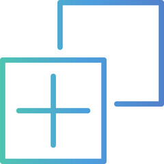 Obraz premium add new tab icon