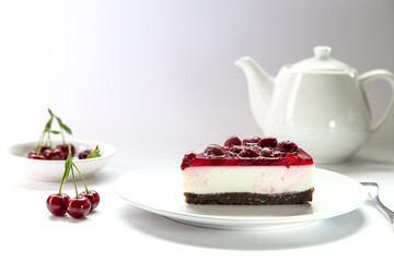 Cherry cheesecake