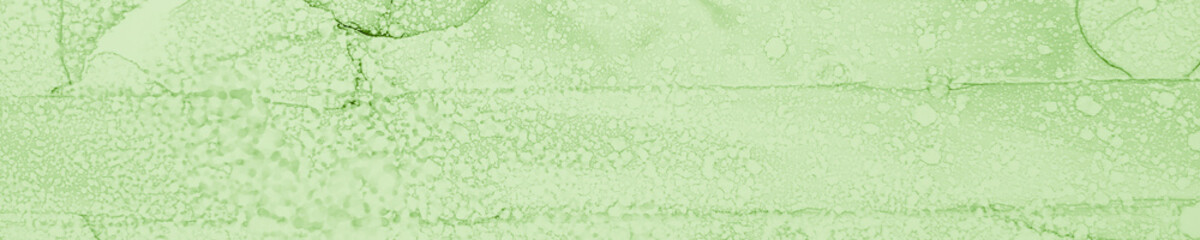 Plant Watercolor. Mint Psychedelic Design.