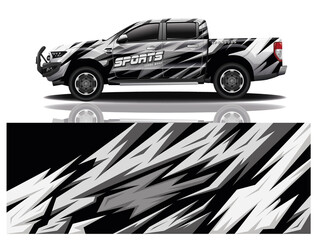 Car decal wrap design vector © wrap01