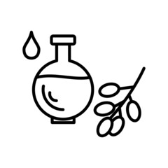 Organicoil Vector Line Icon Design