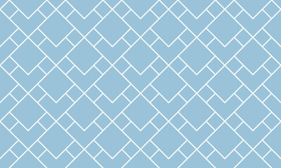 The geometric pattern with lines. Seamless vector background. White and blue texture. Graphic modern pattern. Simple lattice graphic design