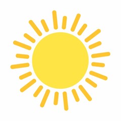 SUN ICON SIMPLE IMAGE