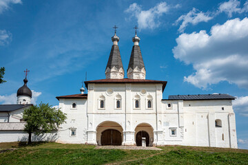 View of the Ferapontov Monastery in the Vologda region of Russia
