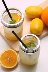 Various kinds of herbal tea