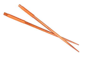 chopsticks isolated on white background