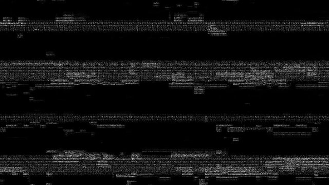Glitch TV Static Noise Distorted Signal Problems Loop Animation. noise static television VFX. Visual video effects stripes background,tv screen noise glitch effect.Video background, transition effect