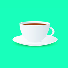 cup of tea vector design