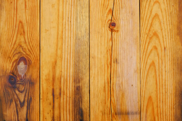 Obraz premium Wood Texture Background. Sliced weathered live pine board. Flatlay