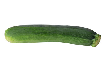 zucchini on isolated white background