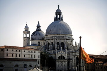 Fototapeta na wymiar The church Santa Maria della Salute In Venice