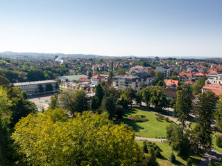 View of the town of Gradacac from the old Gradacac castle