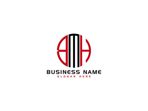 Letter BMH Logo Icon Vector Image Design