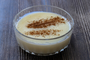 Traditional delicious Turkish Desserts; Rice pudding