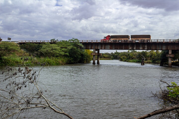 Bridge over the river.