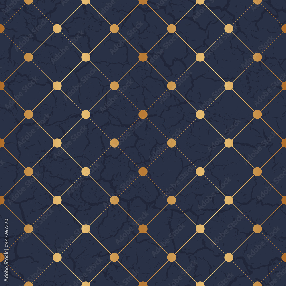 Aufkleber abstract seamless pattern. repeating geometric marble pattern. gold geometrics background. repeated 